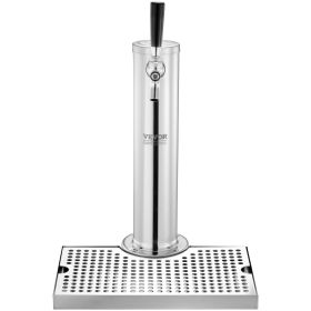 VEVOR Kegerator Tower Kit, Single Tap Beer Conversion Kit (Default: Default)